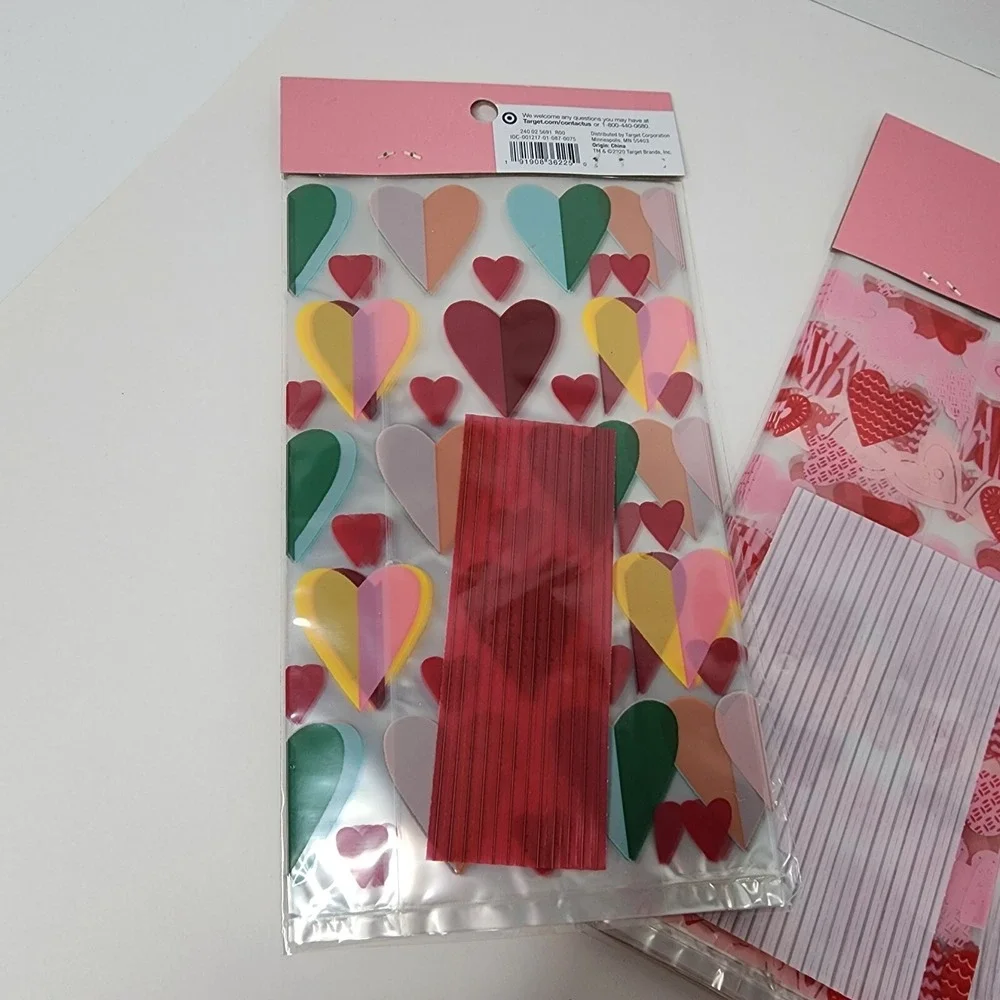 Valentine's Day Treat Bags Celo Target Spritz Kids NEW 4 Sets 72 ct total